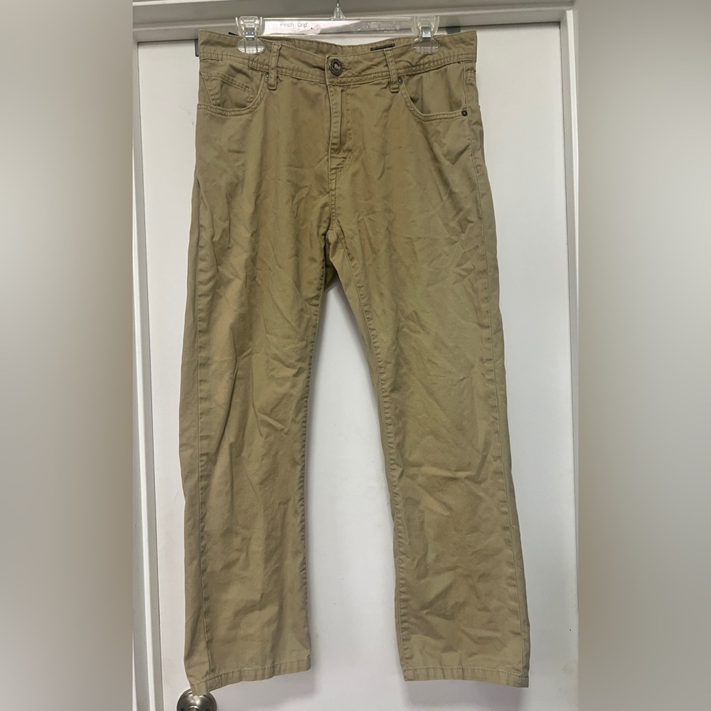 Volcom men’s Vorta slim straight fit twill/chino pant - size 32